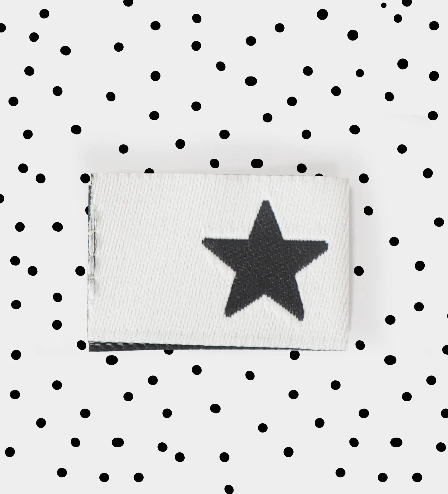 Weblabel Stern *Weiß* - Paul & Clara