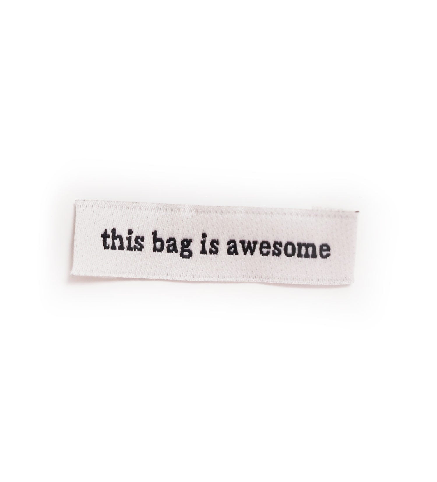Weblabel *this bag is awesome* - Paul & Clara