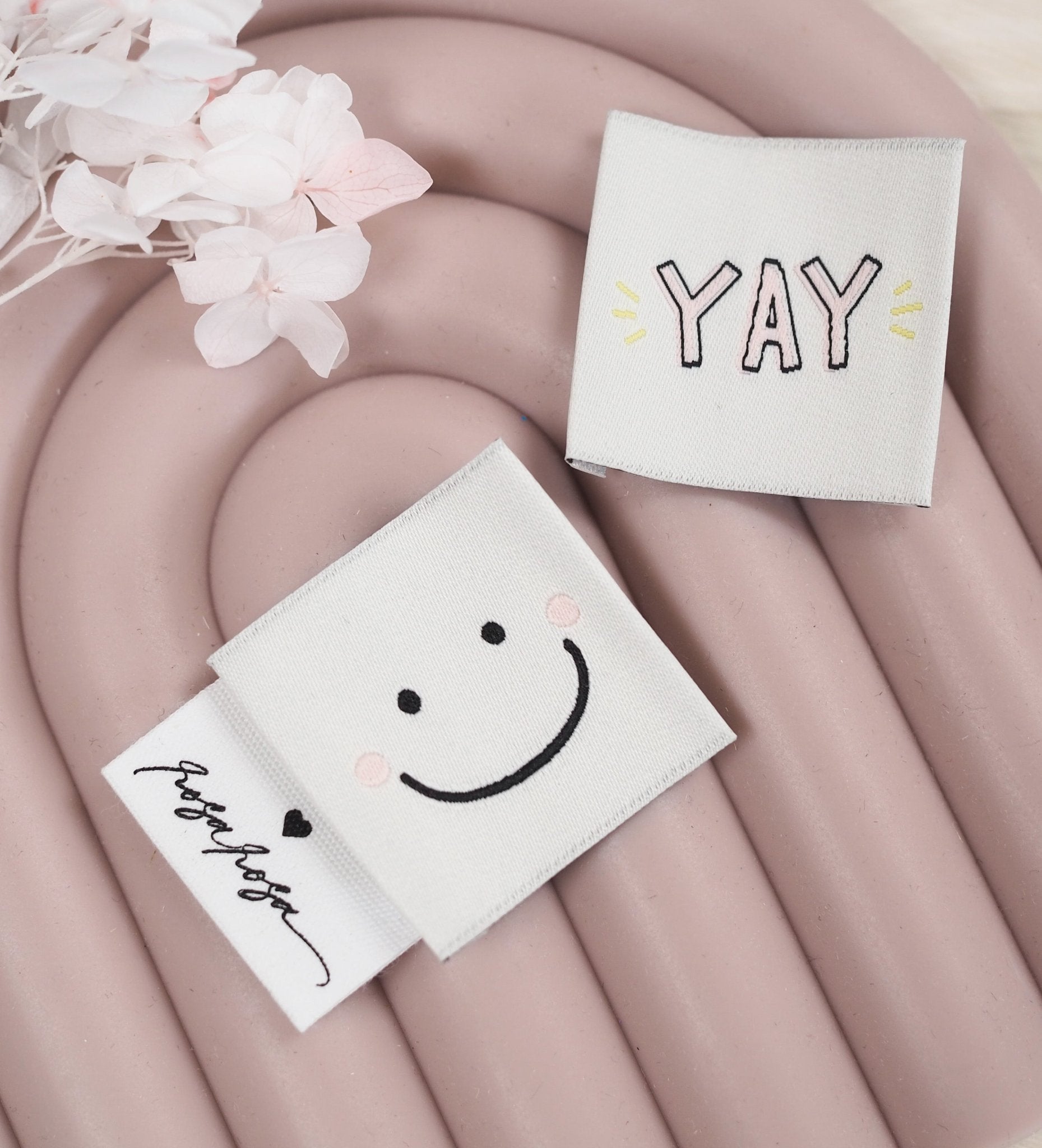 Weblabel *YAY* 3,5x3,5 cm - Paul & Clara