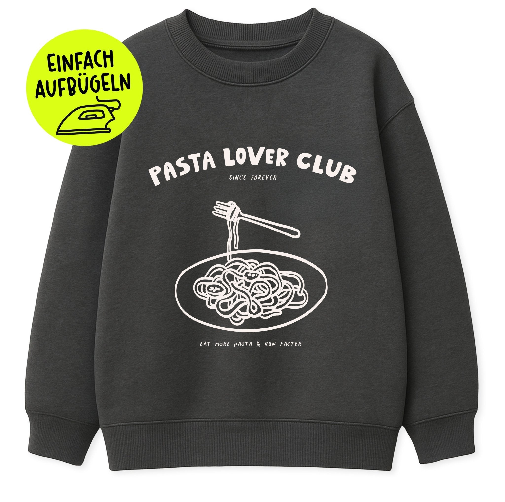 XL Bügelbild - Pasta Lover Club - Paul & Clara