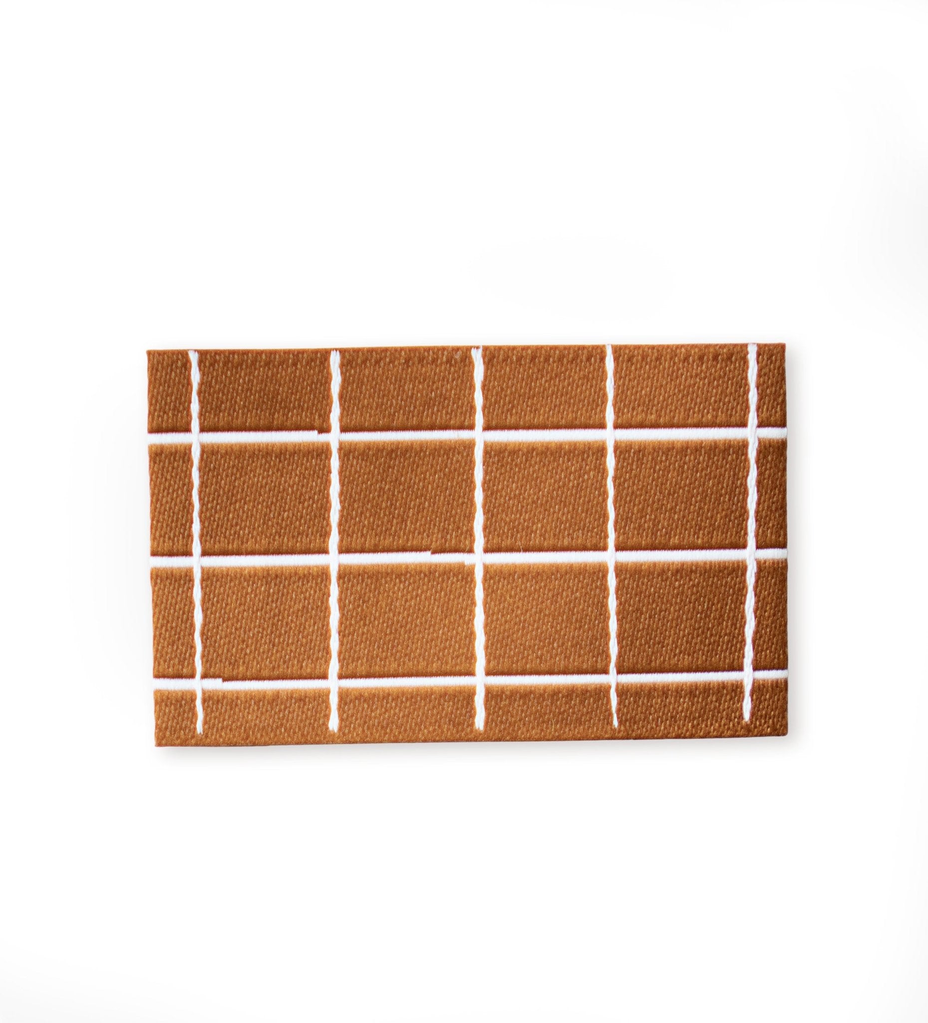 XL - Weblabel - Grid *braun* - Paul & Clara