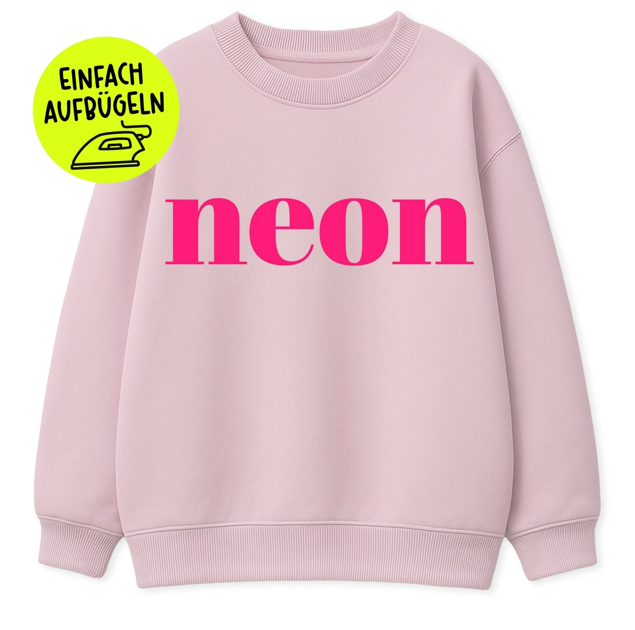 XXL Flock - Patch - neon *iron - on* - Paul & Clara