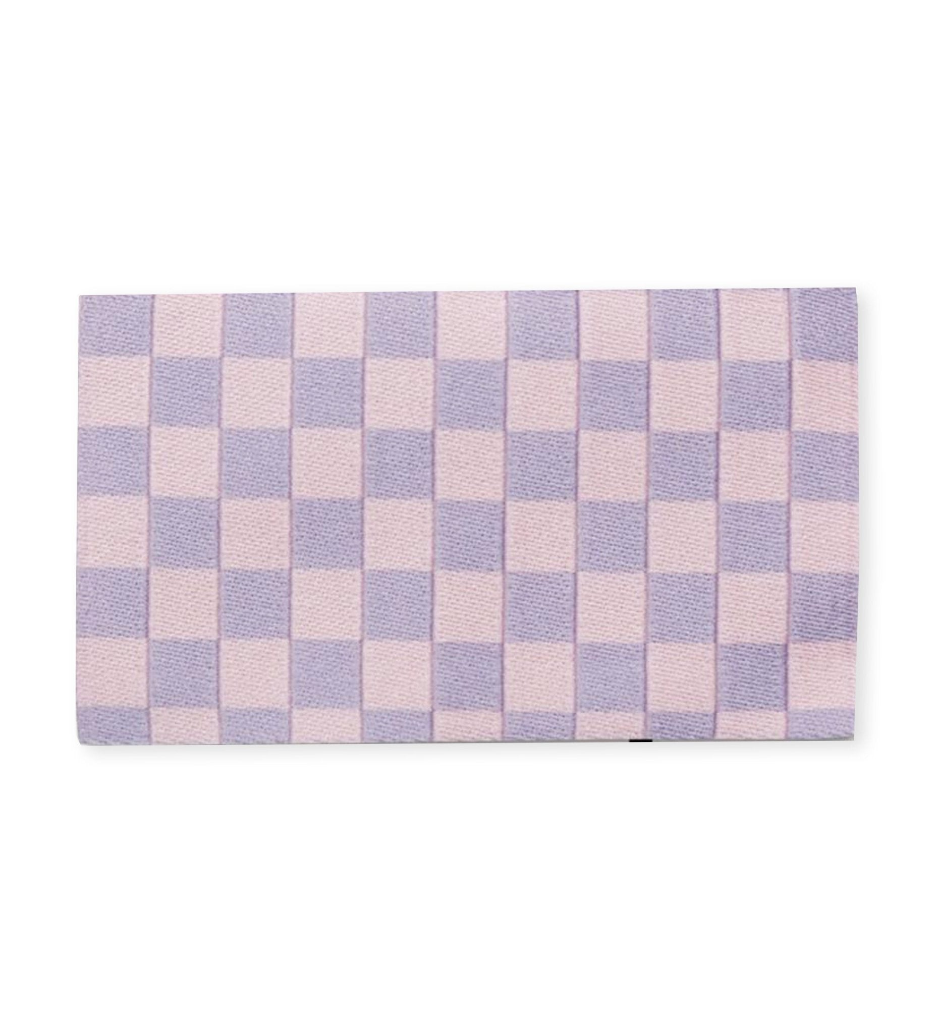 XXL - Web - Klapplabel *Check* pastell lila/rosa* - Paul & Clara