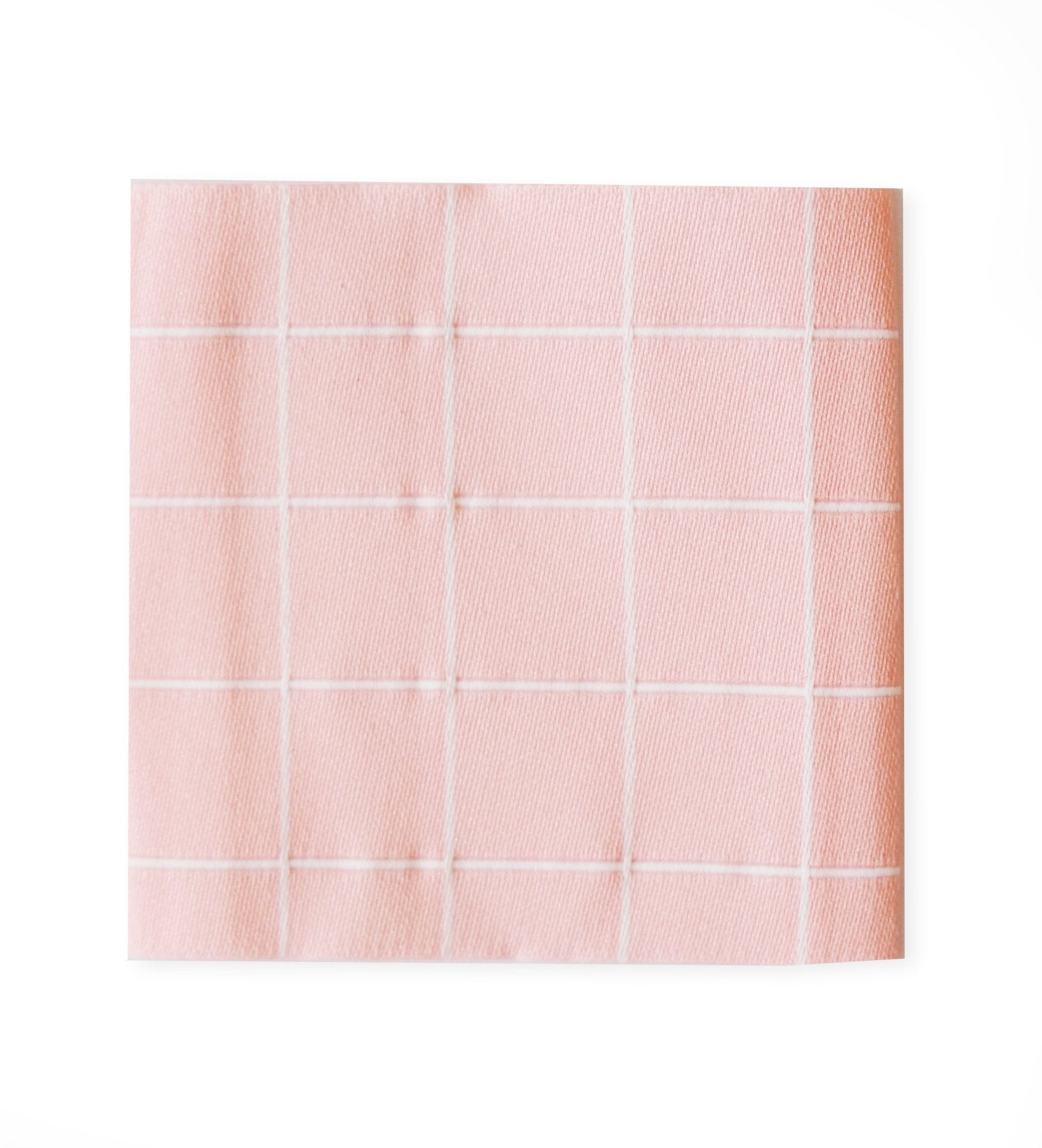 XXL - Weblabel *Grid Rosa/Weiß* - Paul & Clara