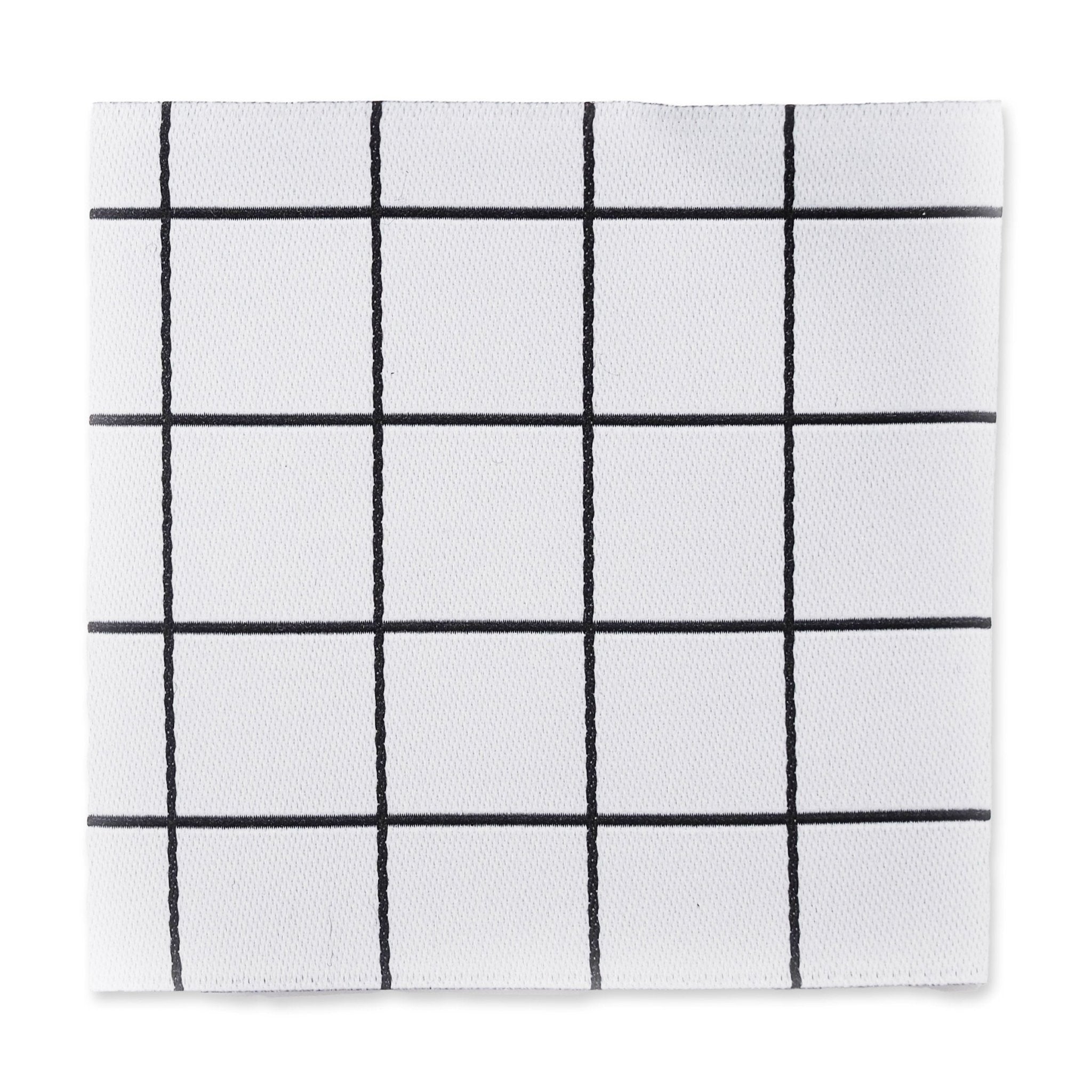 XXL - Weblabel *Grid Schwarz/Weiß* - Paul & Clara