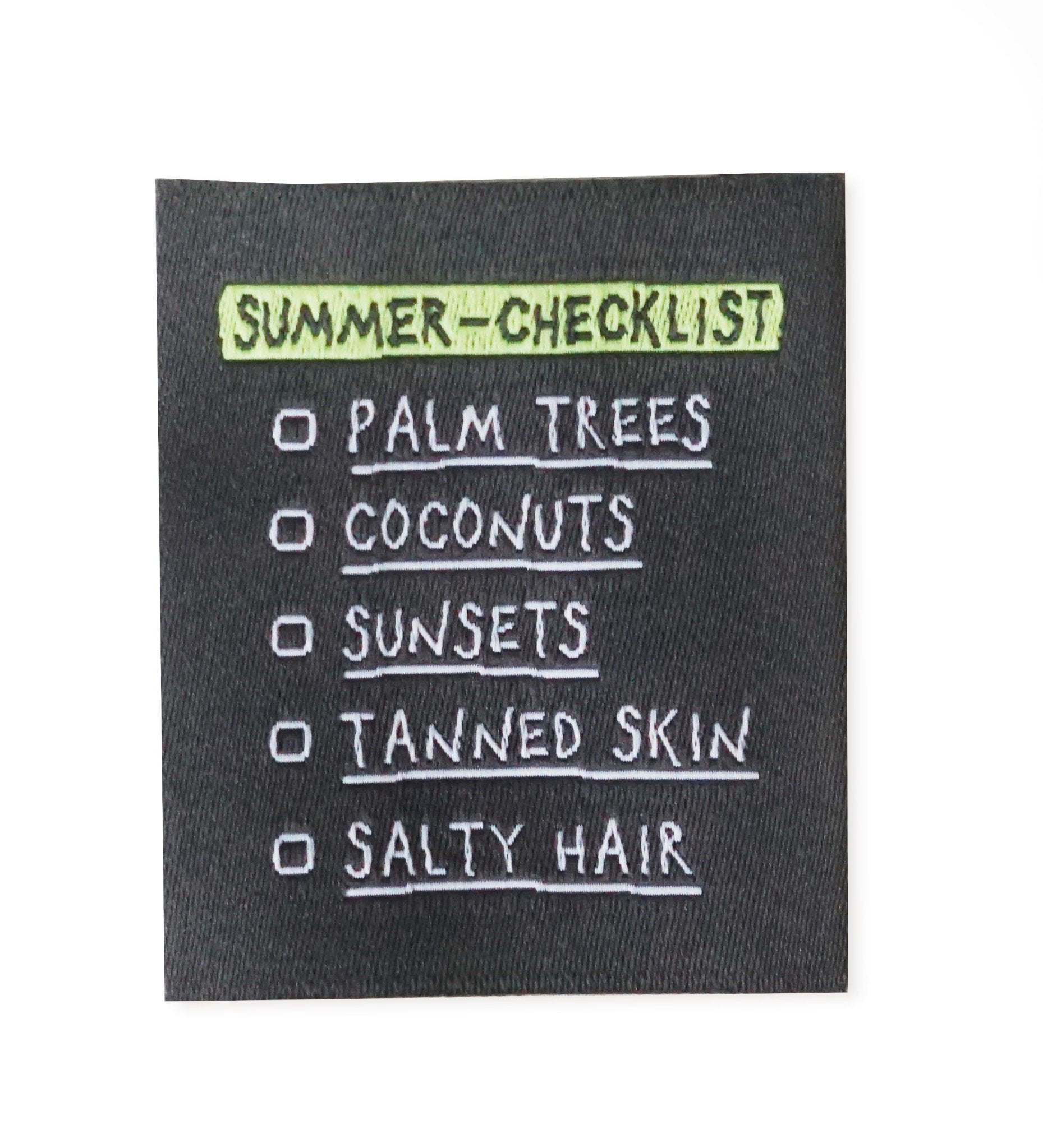 XXL Weblabel - Summer checklist - Paul & Clara