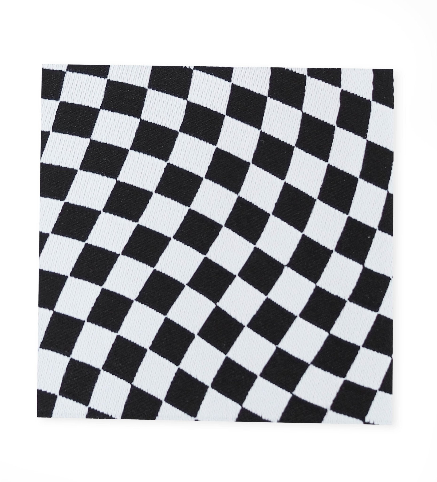 XXL - Weblabel *Swinging Grid* schwarz/weiß - Paul & Clara