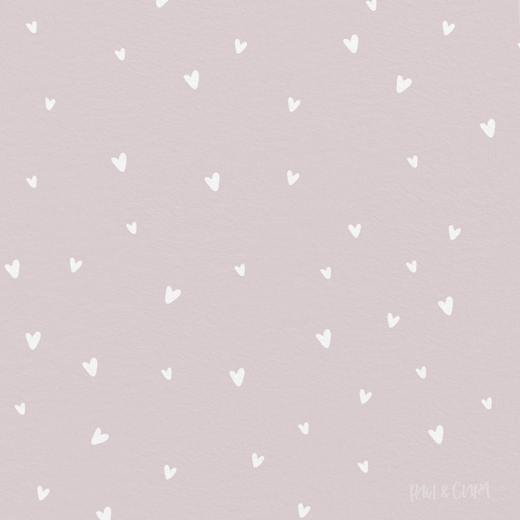 Kleine Prinzessin - Allover Herzen *Blush* - Paul & Clara