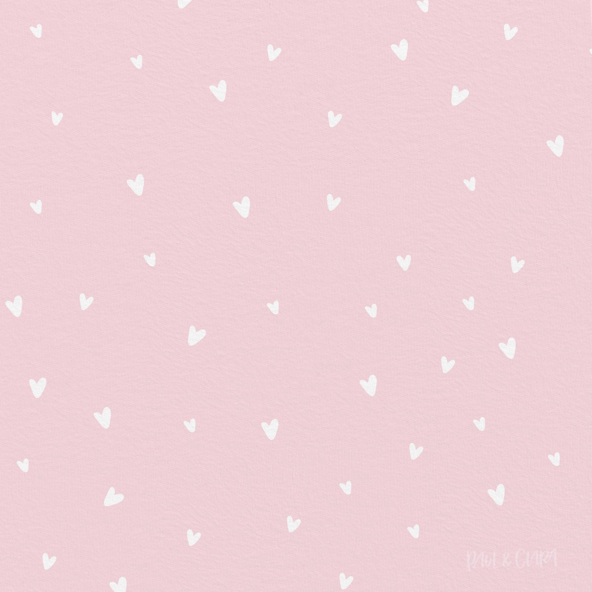 Kleine Prinzessin - Allover Herzen *Pink* - Paul & Clara