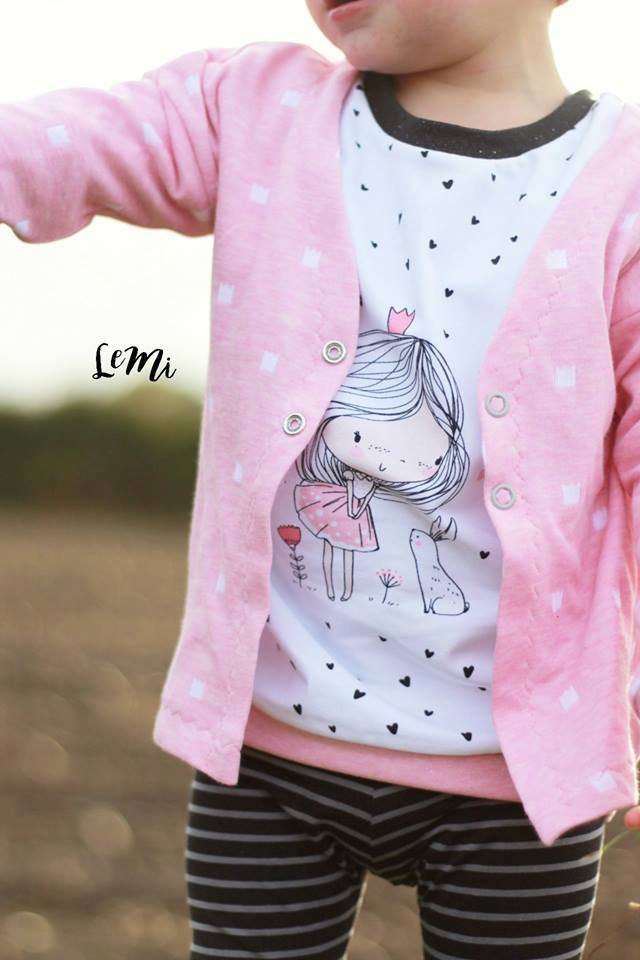 Kleine Prinzessin - XXL Panel - Malve 100 cm - Paul & Clara
