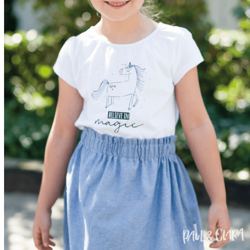 Plottervorlage Einhorn Thilda - Paul & Clara