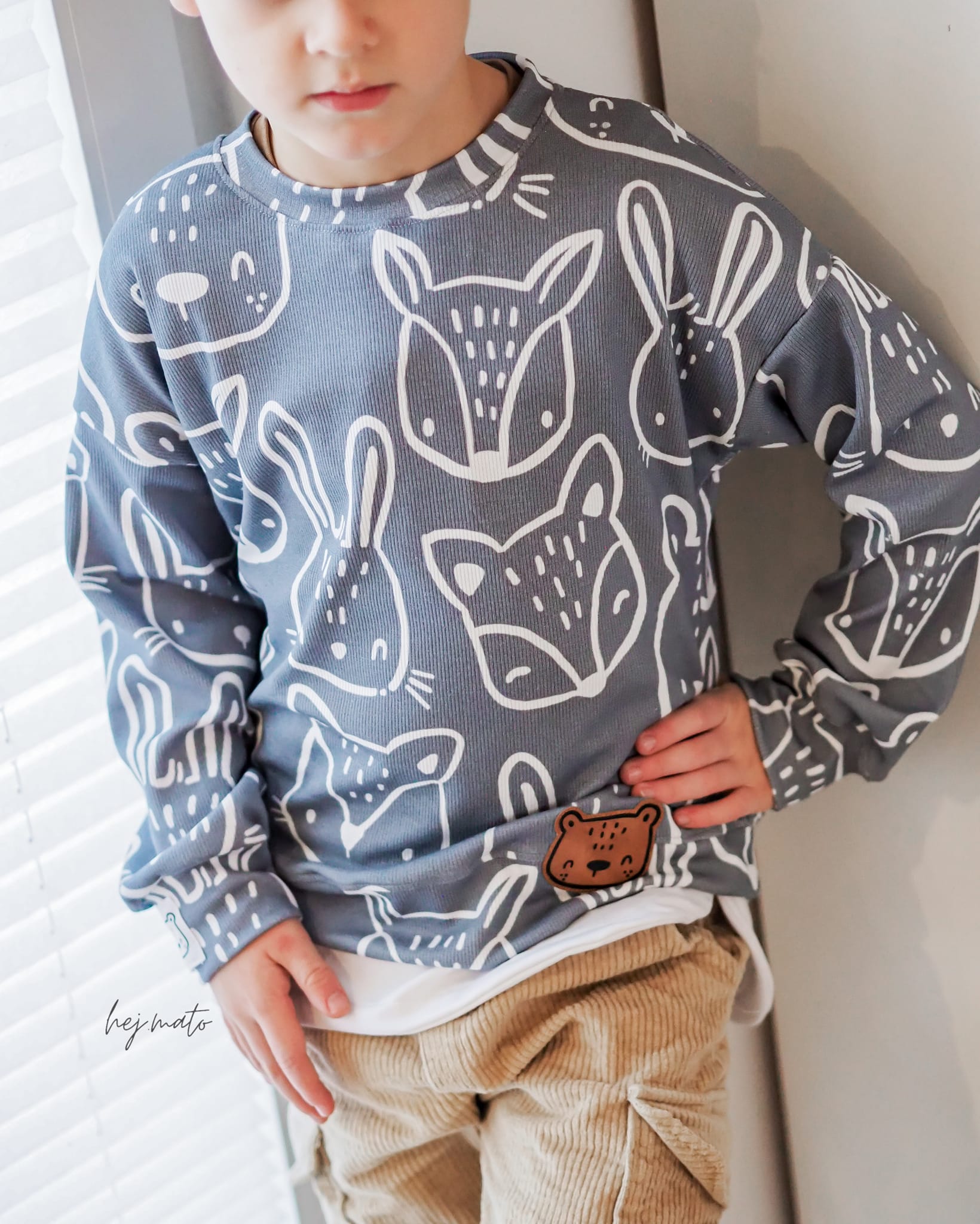 Waldfreunde Maxi - Dunkelblau *Rippenstrick* - Paul & Clara