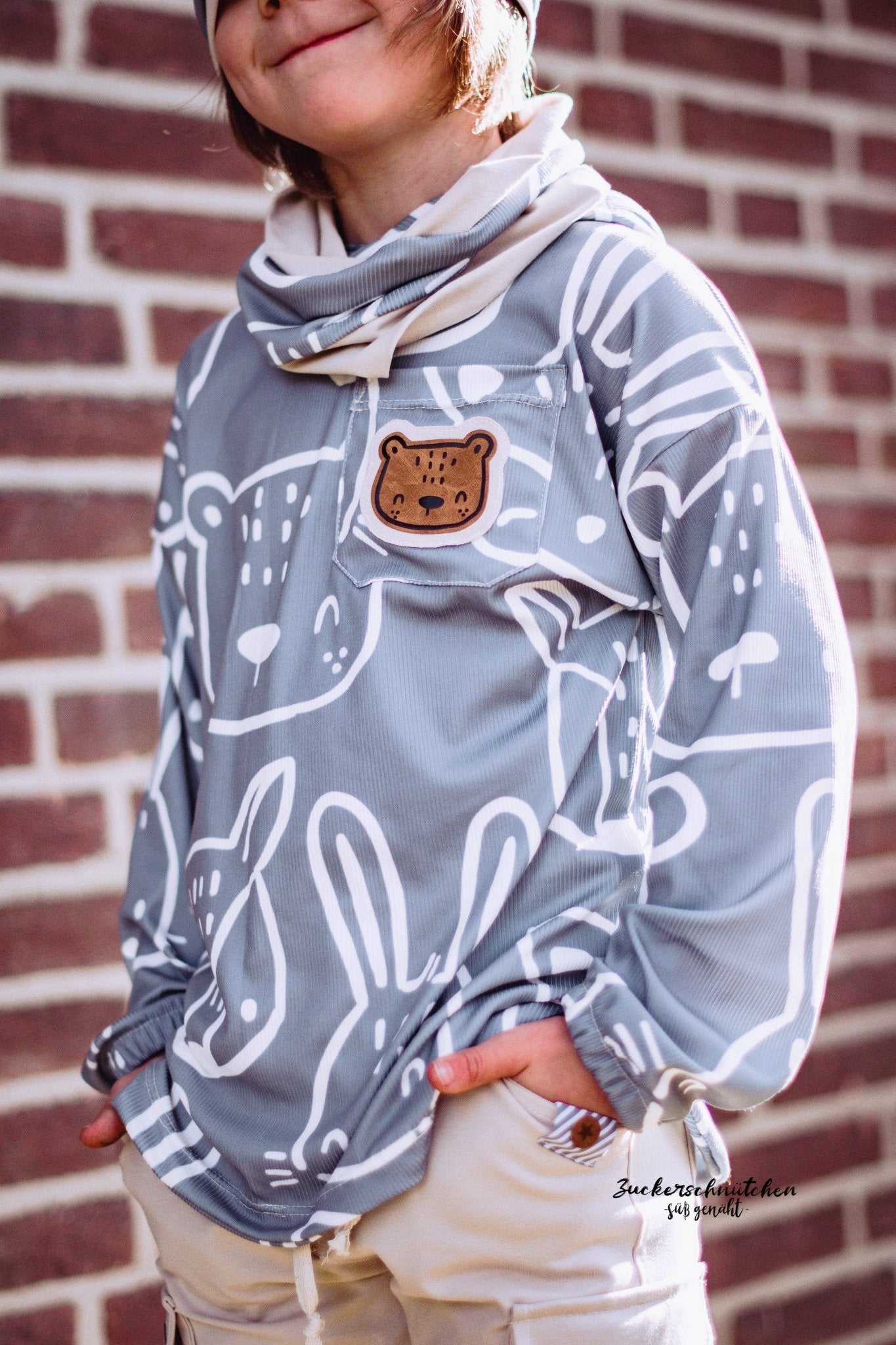 Waldfreunde Maxi - Dunkelblau *Rippenstrick* - Paul & Clara