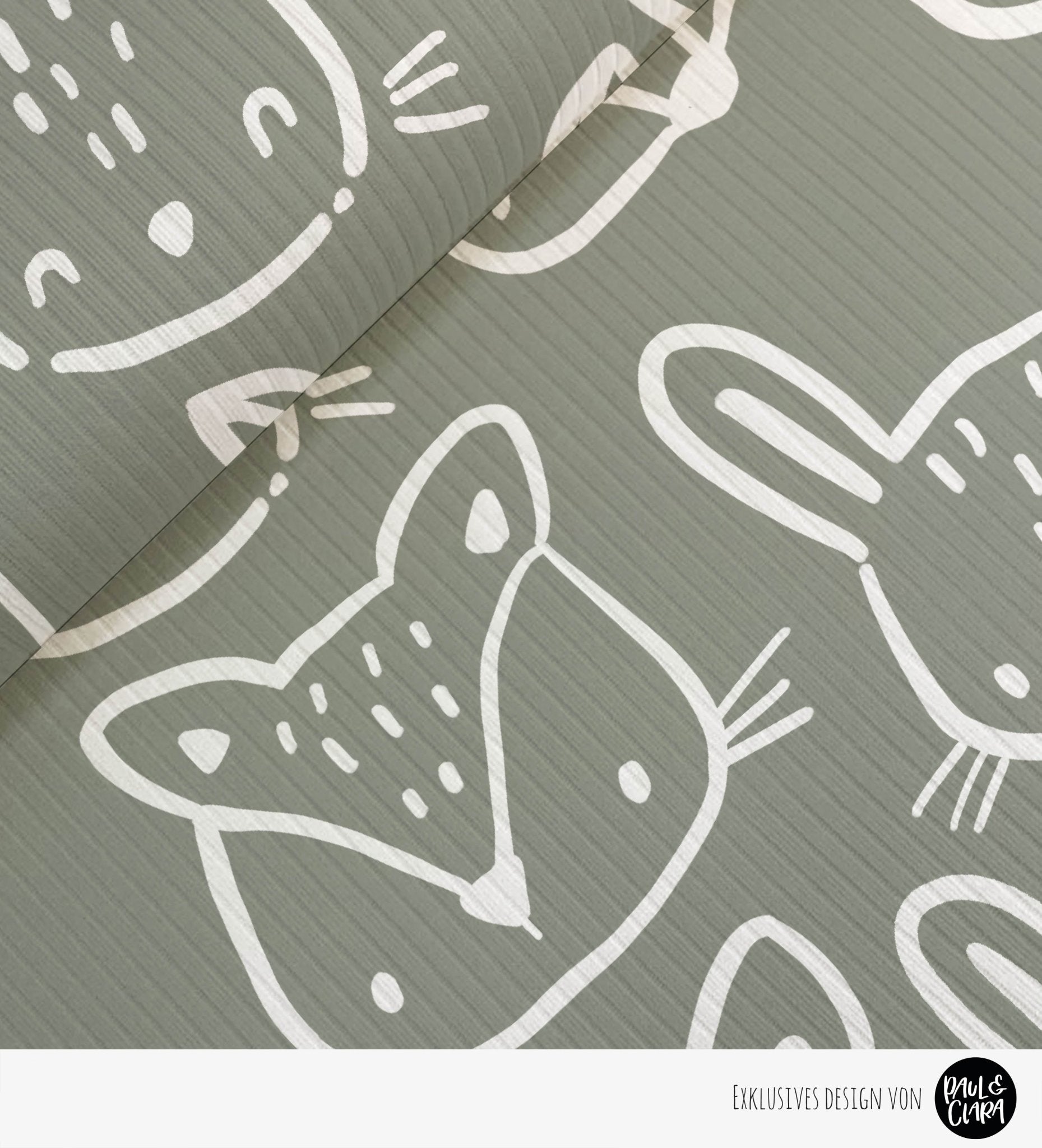 Waldfreunde Maxi - Olive *Rippenstrick* - Paul & Clara