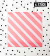 XXL-Weblabel *Stripes Rosa* - 4er Pack