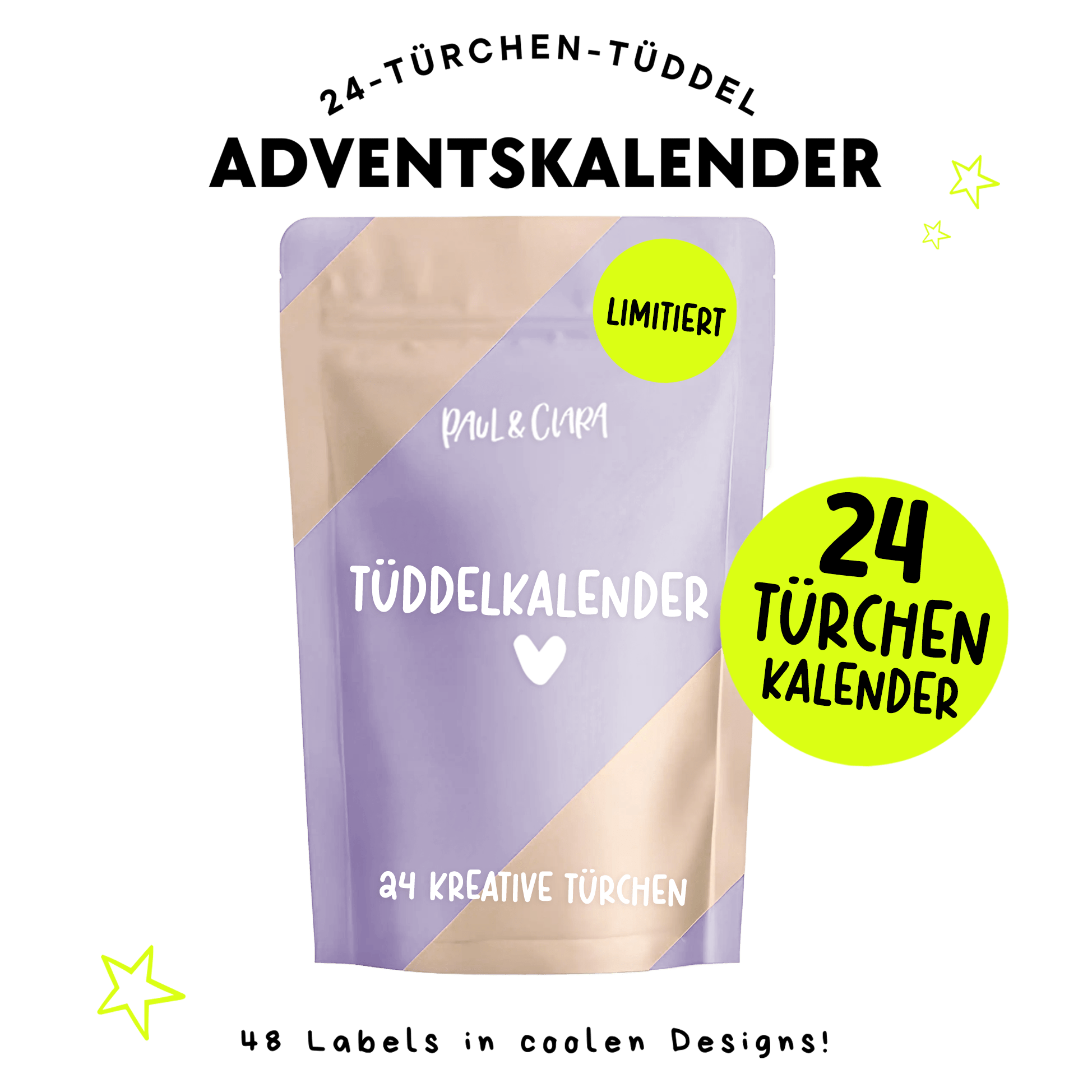 24 - Türchen - Tüddel - Kalender *2025* - Paul &amp; Clara