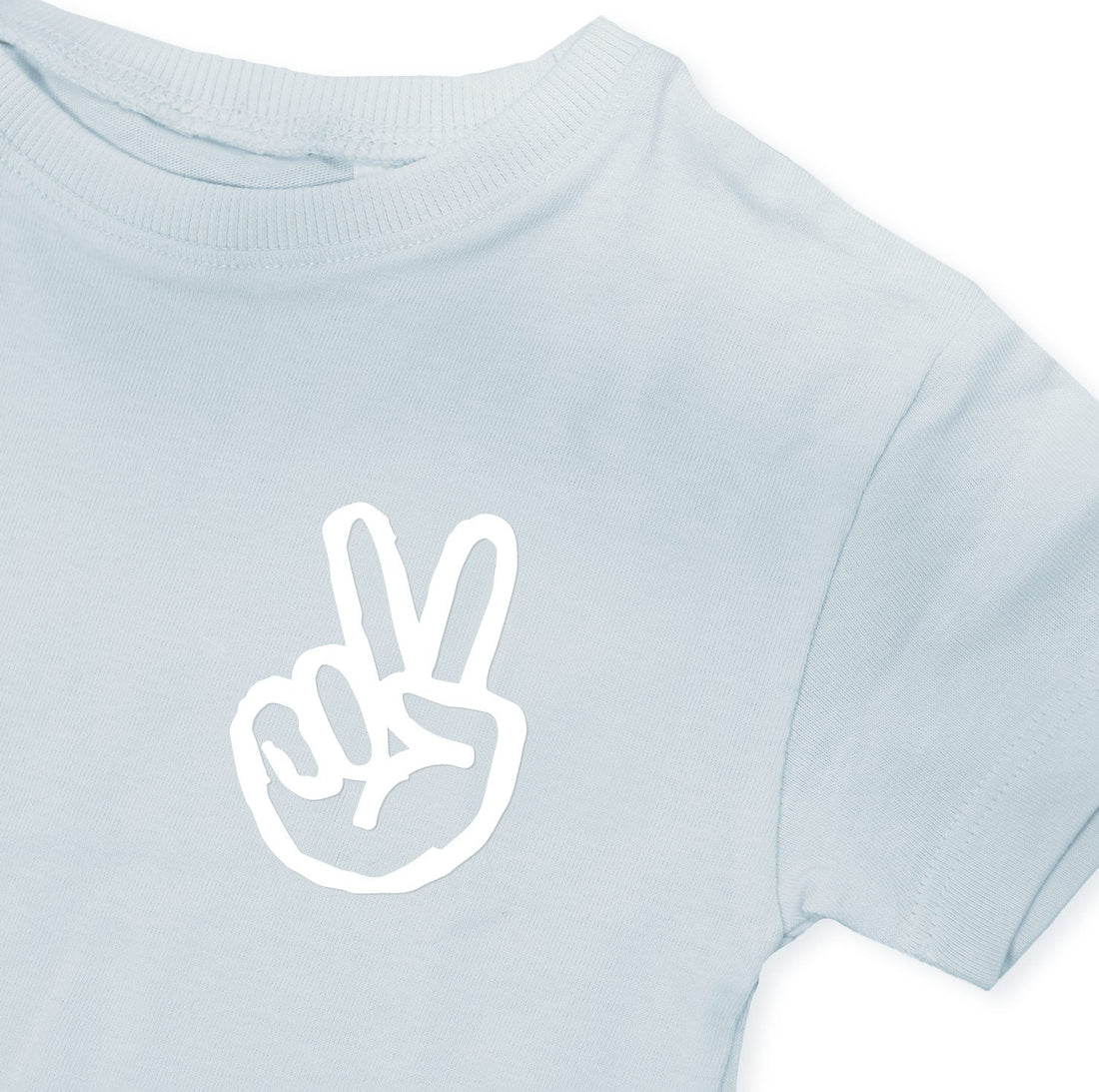 3D - Silikon - Patch - Peace Hand *iron - on* - Paul &amp; Clara