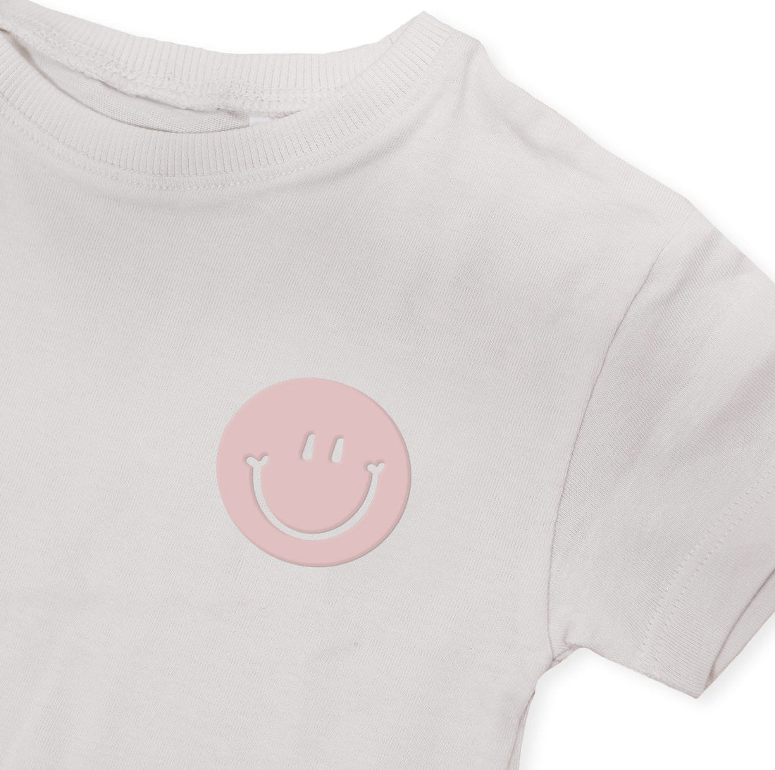 3D - Silikon - Patch - Smile *Rosa* *iron - on* - Paul &amp; Clara