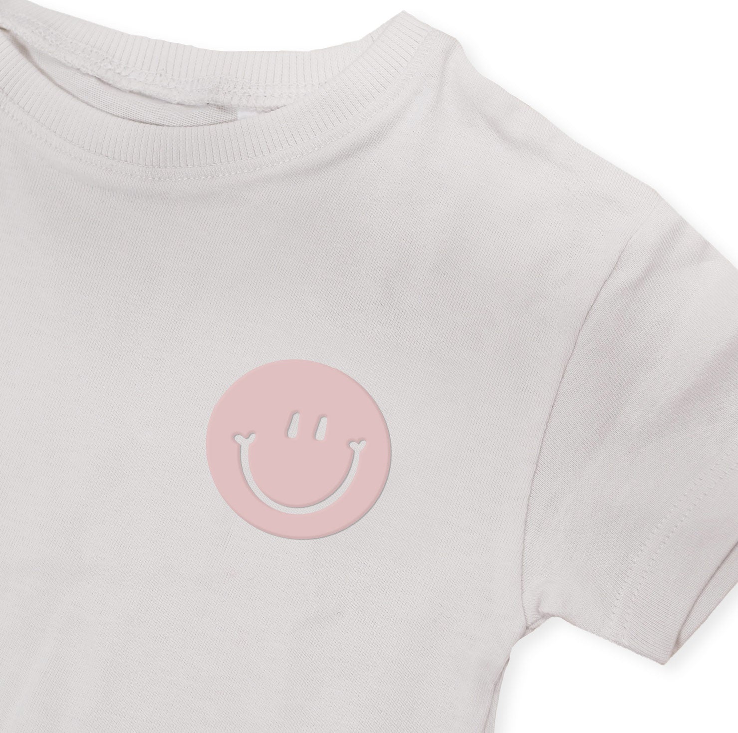 3D - Silikon - Patch - Smile *Rosa* *iron - on* - Paul &amp; Clara