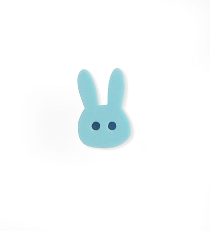 Acryl - Button *Hase* Mint - Paul &amp; Clara