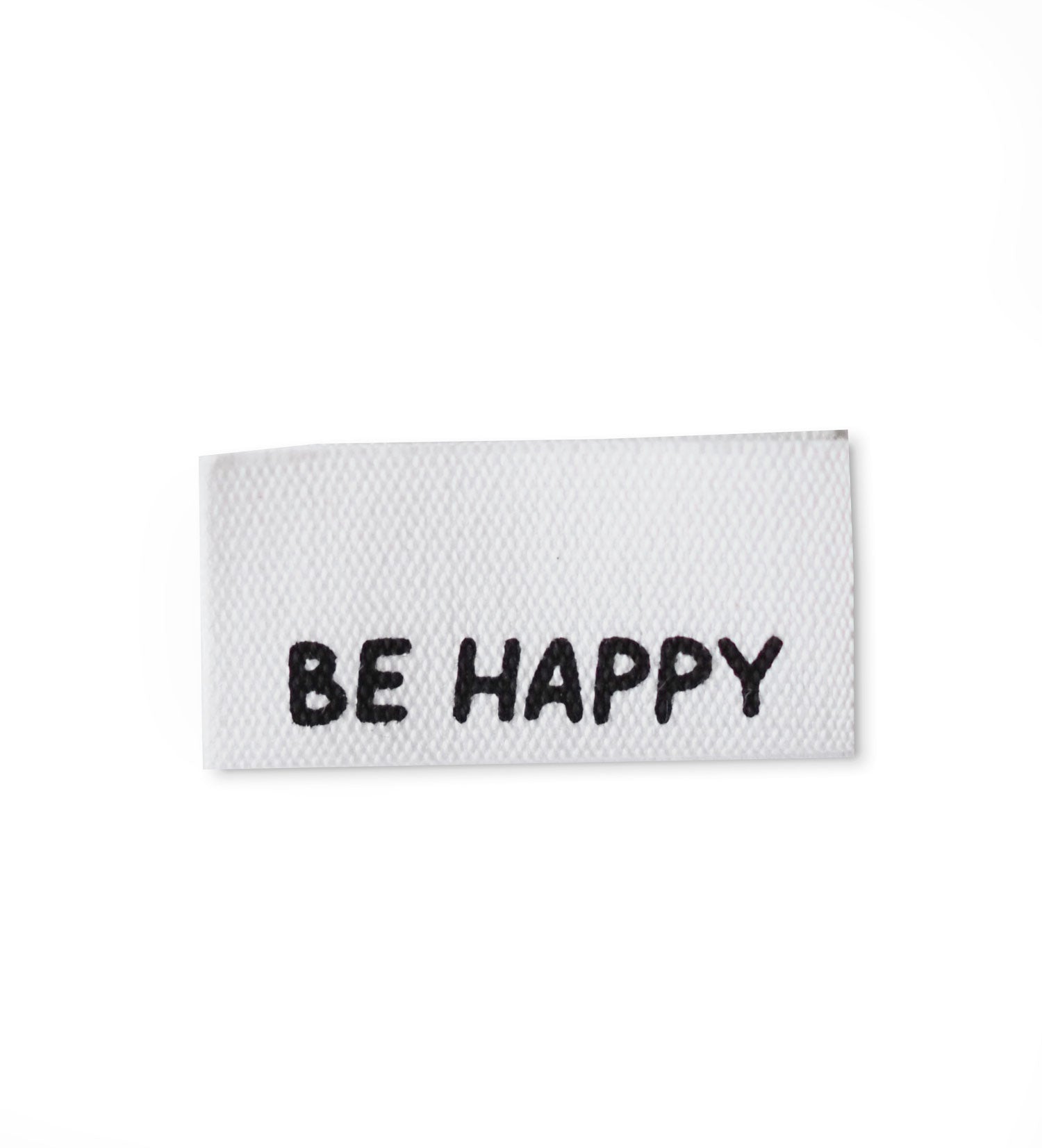 Baumwoll - Klapplabel * be happy * - Paul &amp; Clara