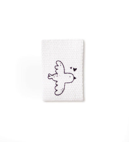 Baumwoll - Klapplabel - little birdy - Paul &amp; Clara