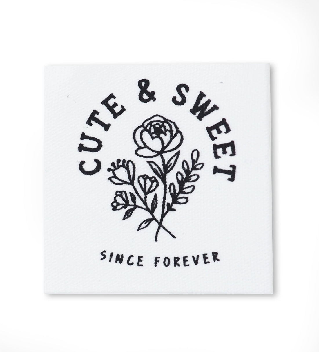 Baumwoll - Label *cute &amp; sweet Rose* - Paul &amp; Clara