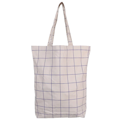 Baumwoll Tasche - Grid *Blau* - Paul &amp; Clara