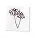 Baumwolllabel - Blume - Paul & Clara