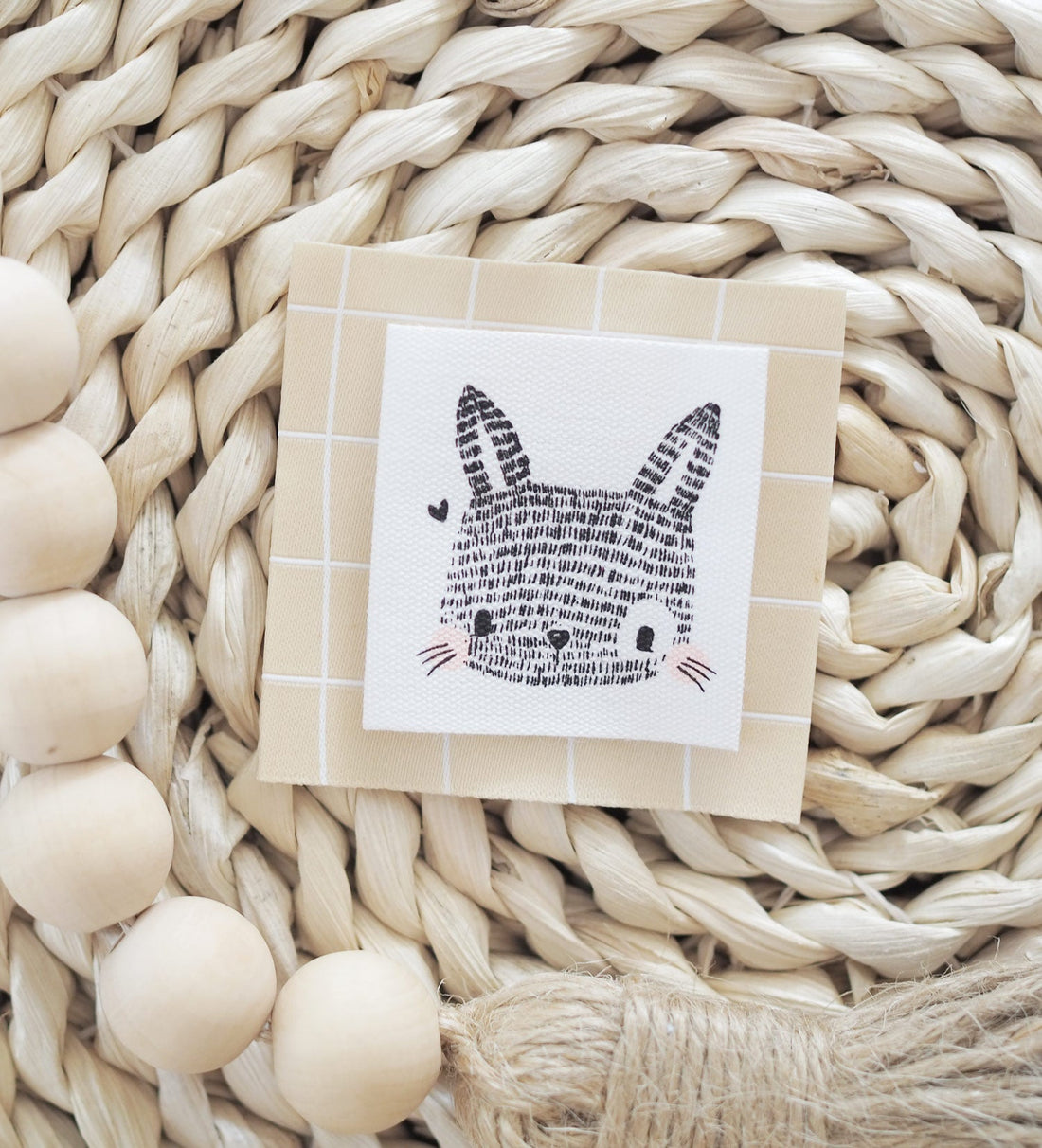 Baumwolllabel *Boho Hase* - Paul &amp; Clara