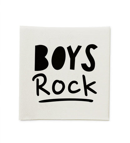 Baumwolllabel *boys rock* - Paul &amp; Clara