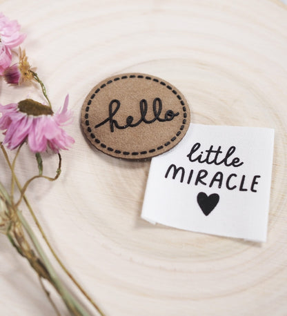 Baumwolllabel *little miracle* - Paul &amp; Clara
