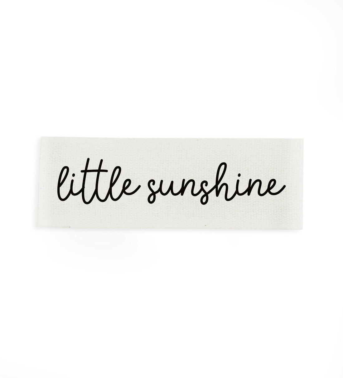 Baumwolllabel *little sunshine* - ECRU - Paul &amp; Clara