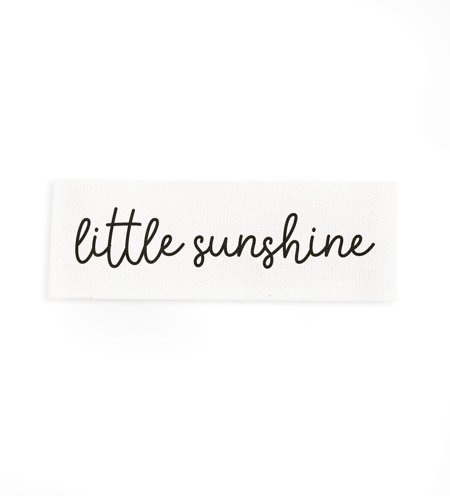 Baumwolllabel *little sunshine* - WEIß - Paul &amp; Clara