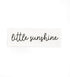Baumwolllabel *little sunshine* - WEIß - Paul & Clara