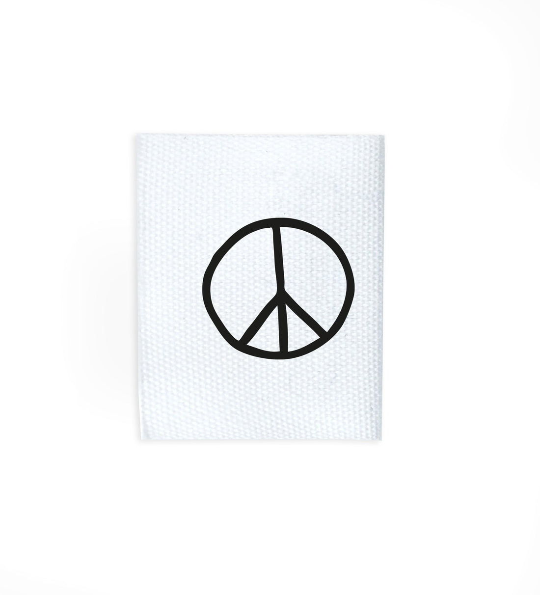 Baumwolllabel *Peace - Zeichen* - Paul &amp; Clara