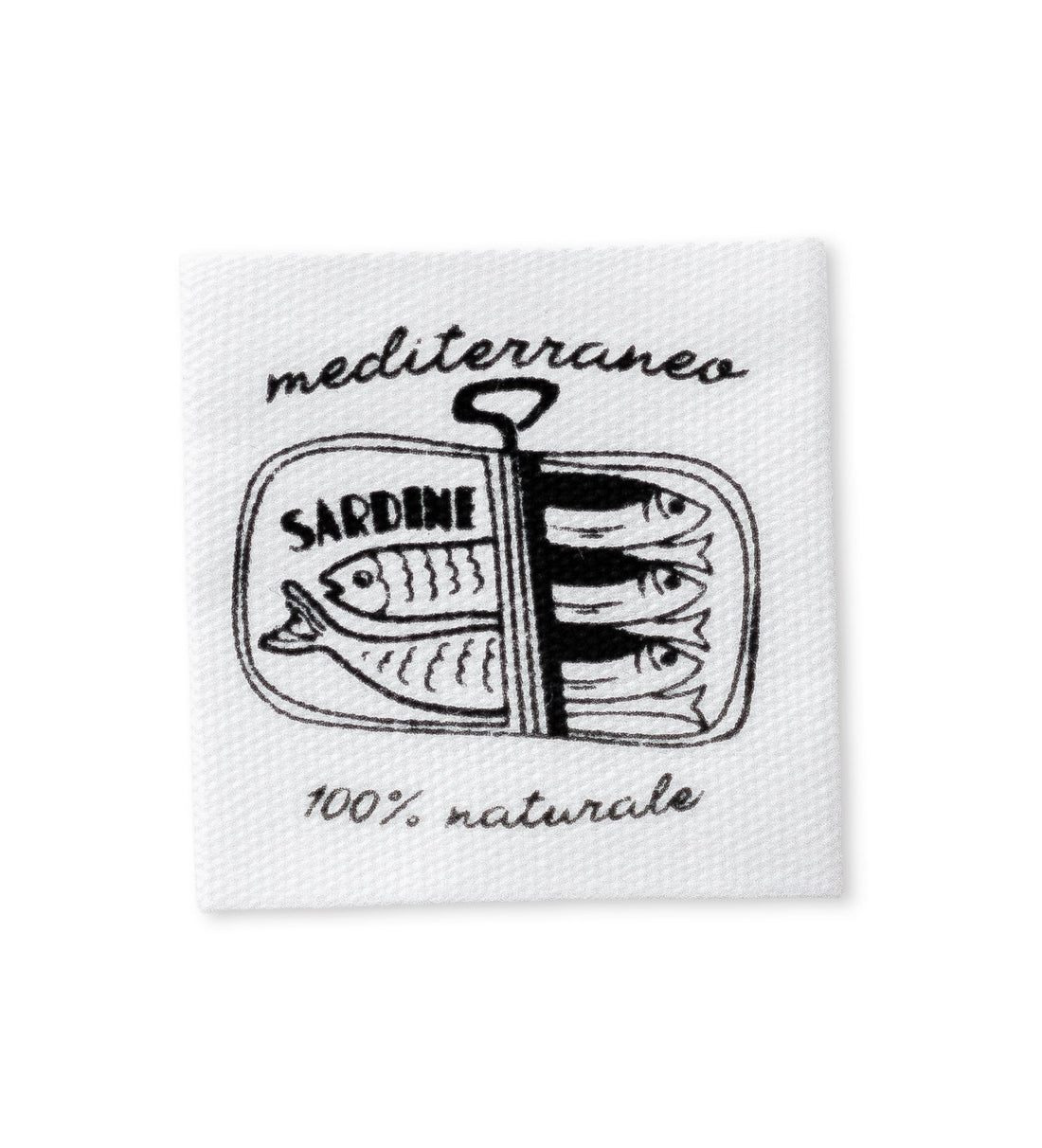 Baumwolllabel - Sardinen - Paul &amp; Clara