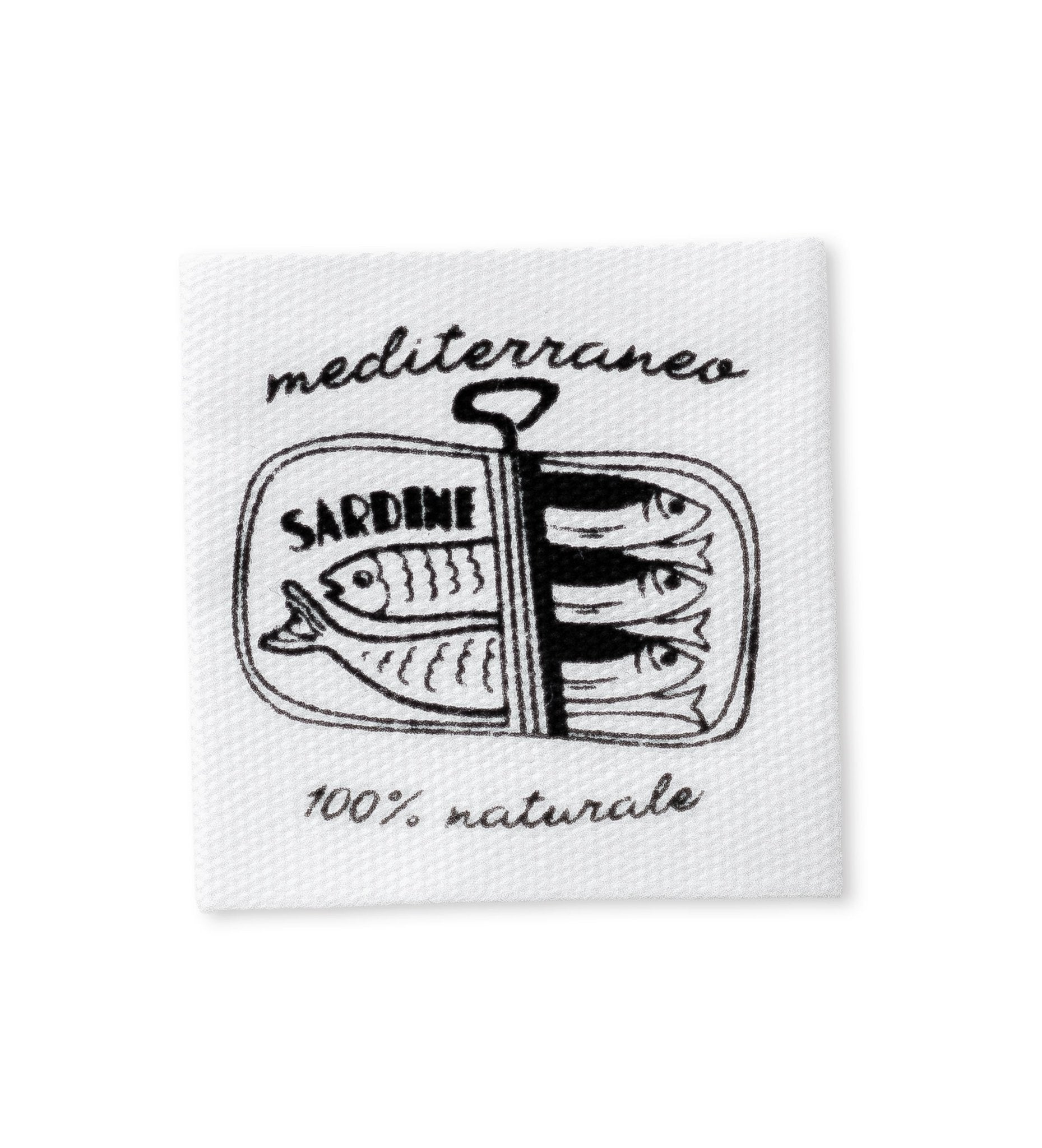 Baumwolllabel - Sardinen - Paul &amp; Clara