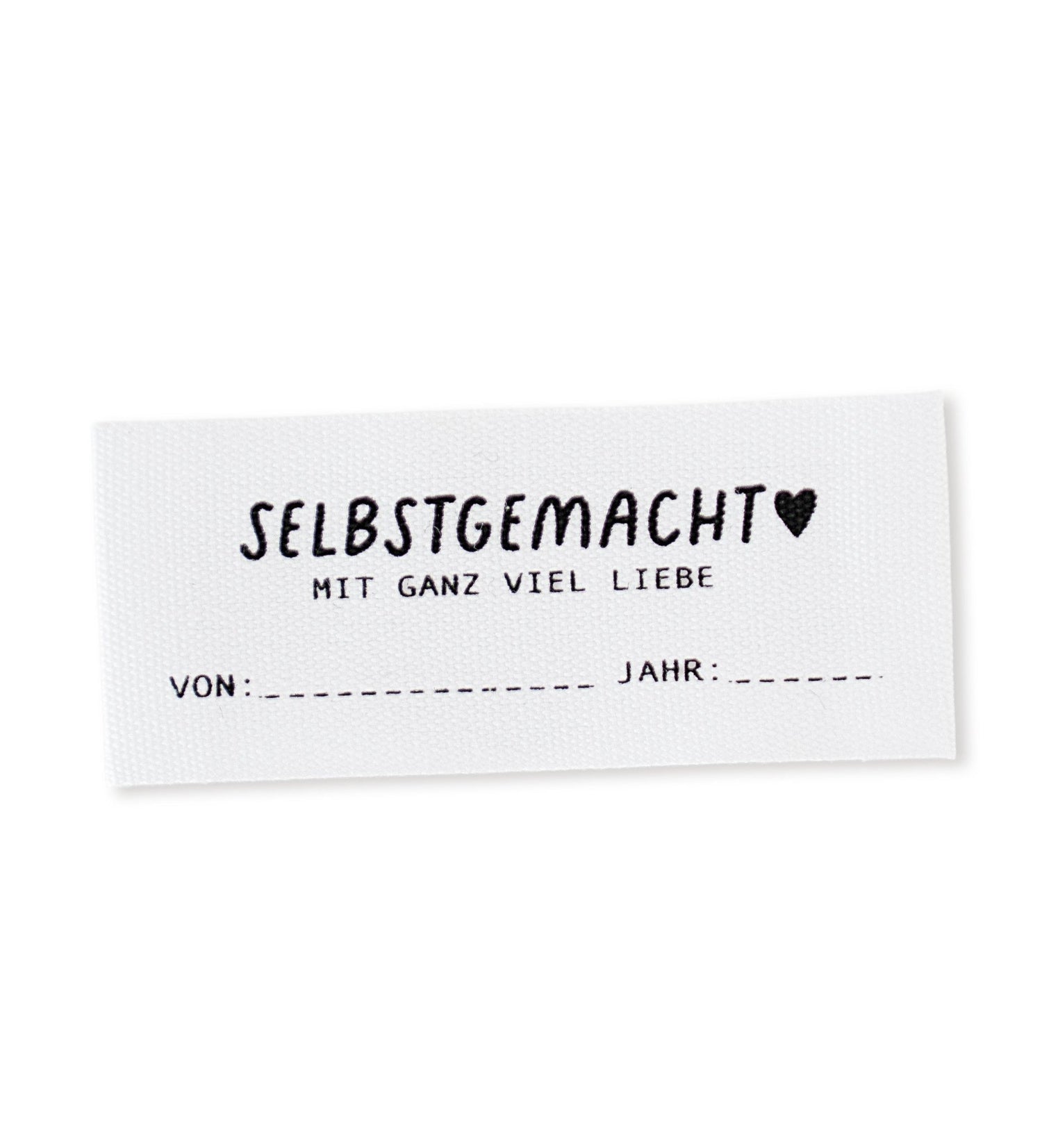 Baumwolllabel - selbstgemacht mit ganz viel liebe - Paul &amp; Clara