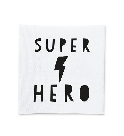 Baumwolllabel *SUPER HERO* - Paul &amp; Clara