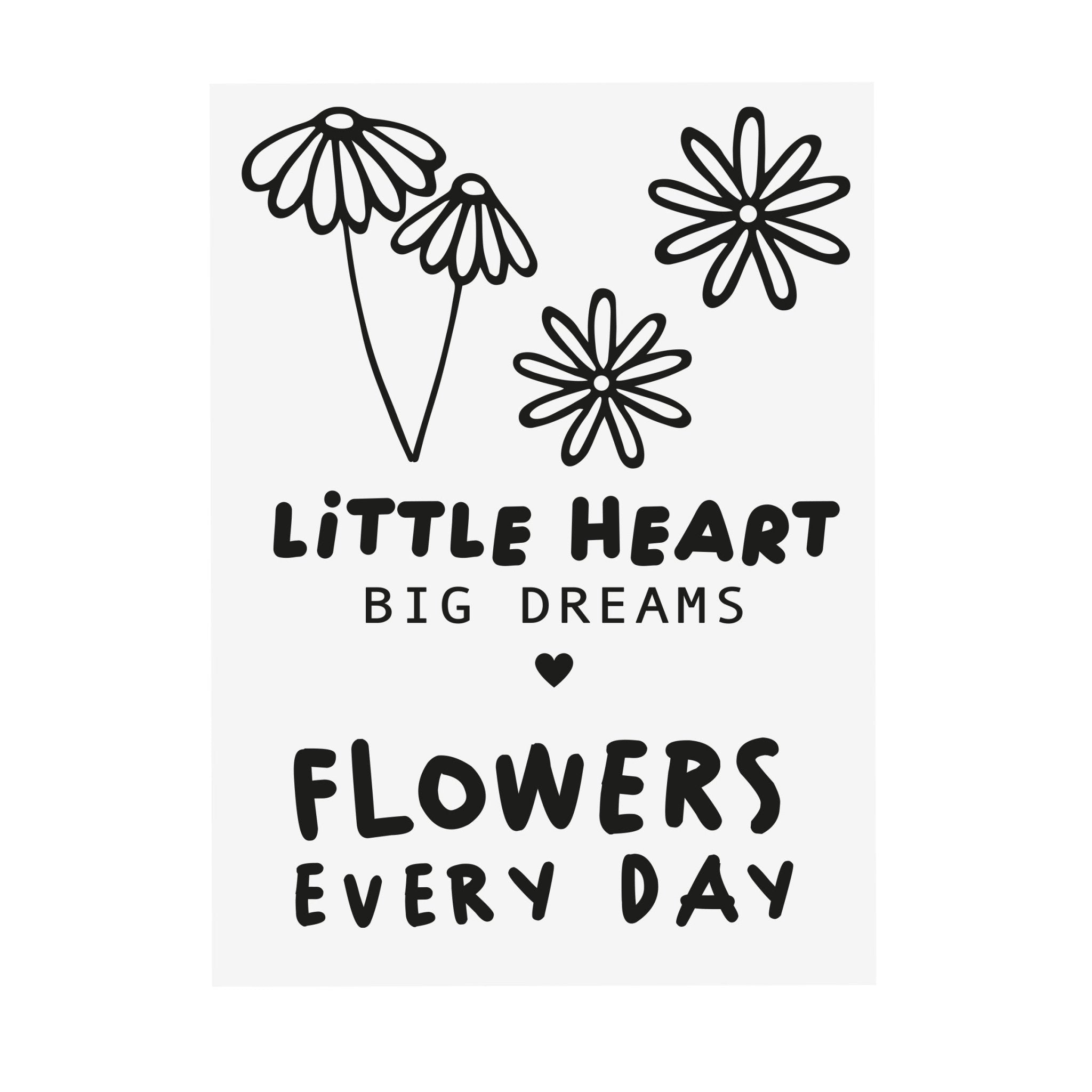 Bügelbild - Flowers every day - Paul &amp; Clara
