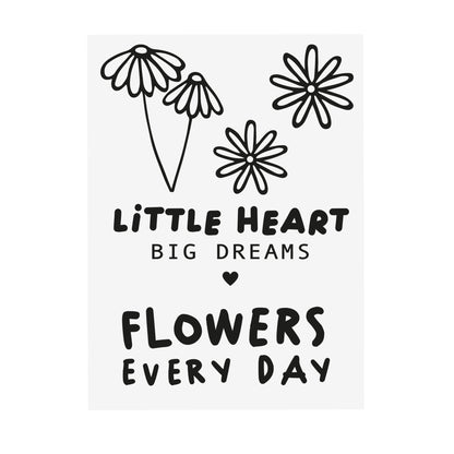 Bügelbild - Flowers every day - Paul &amp; Clara