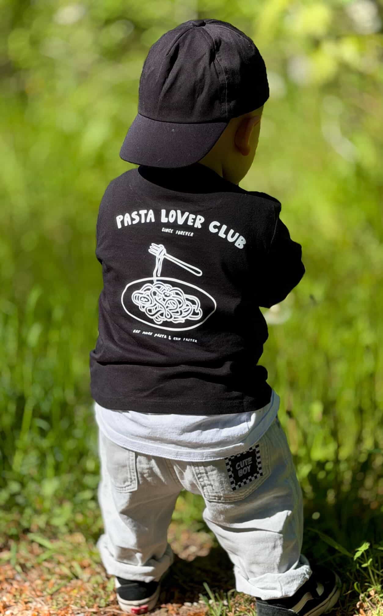Bügelbild - Pasta Lover Club - Paul &amp; Clara