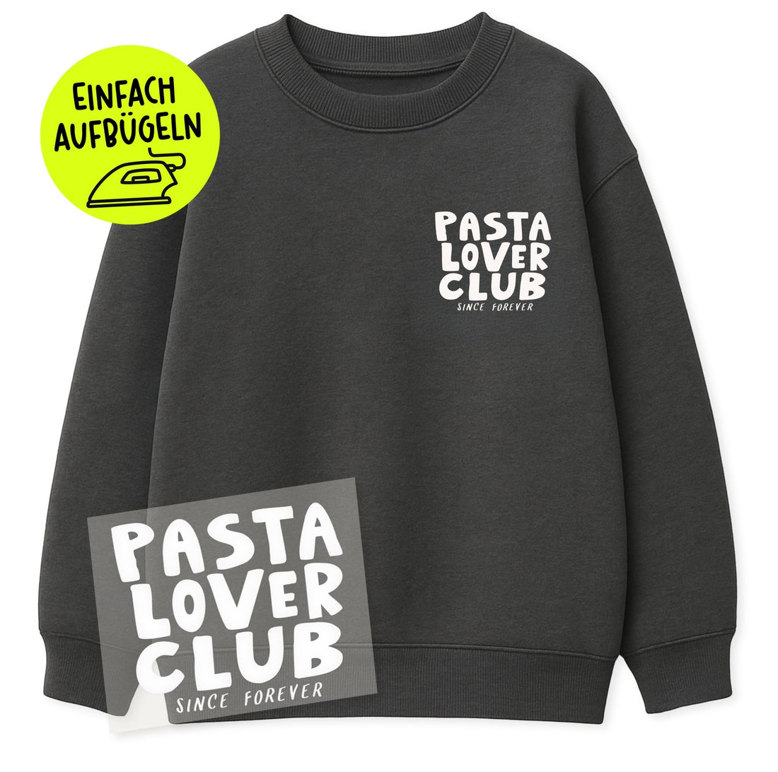 Bügelbild - Pasta Lover Club - Paul &amp; Clara