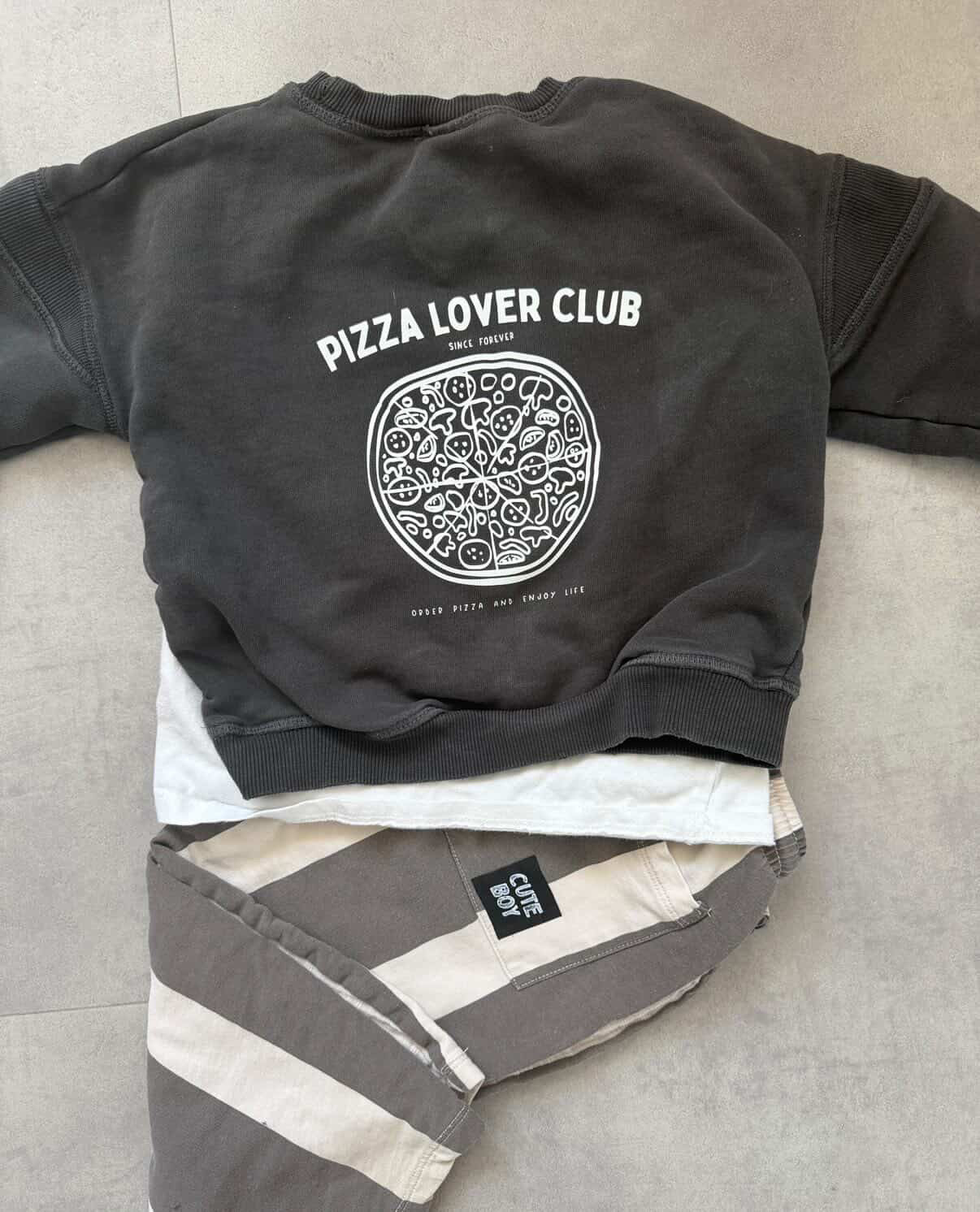 Bügelbild - Pizza Lover Club - Paul &amp; Clara