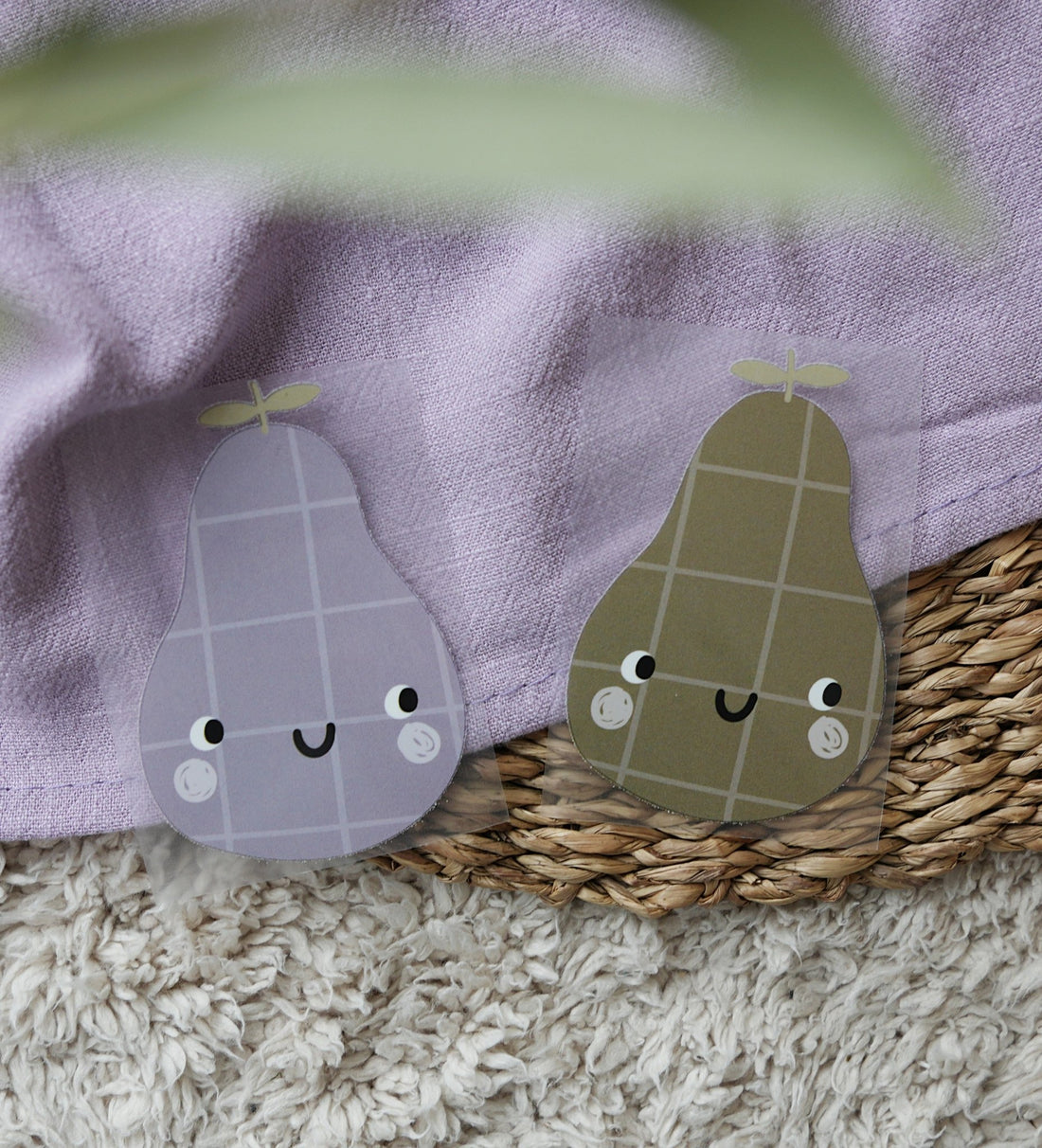 Bügelbild - Birne *braun* - Paul &amp; Clara