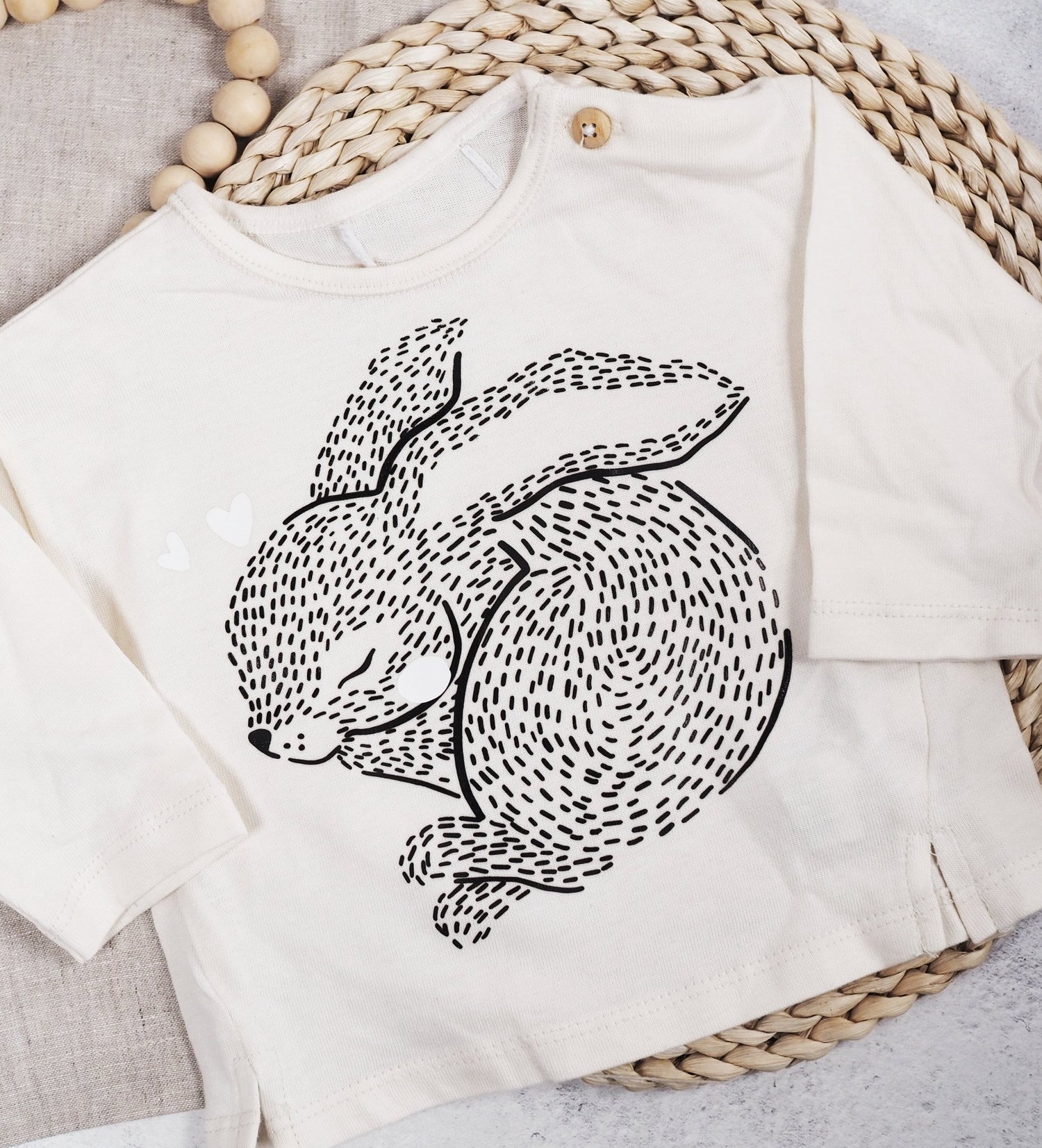 Bügelbild - Boho Hase - 165 x 210 mm - Paul &amp; Clara