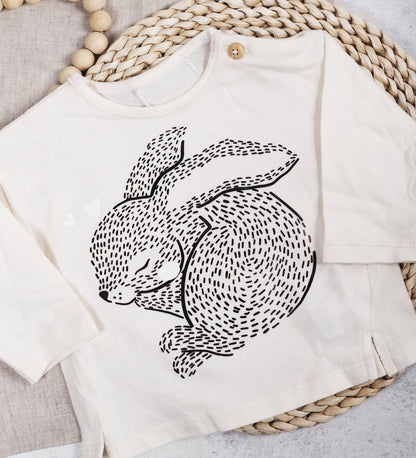 Bügelbild - Boho Hase - 165 x 210 mm - Paul &amp; Clara