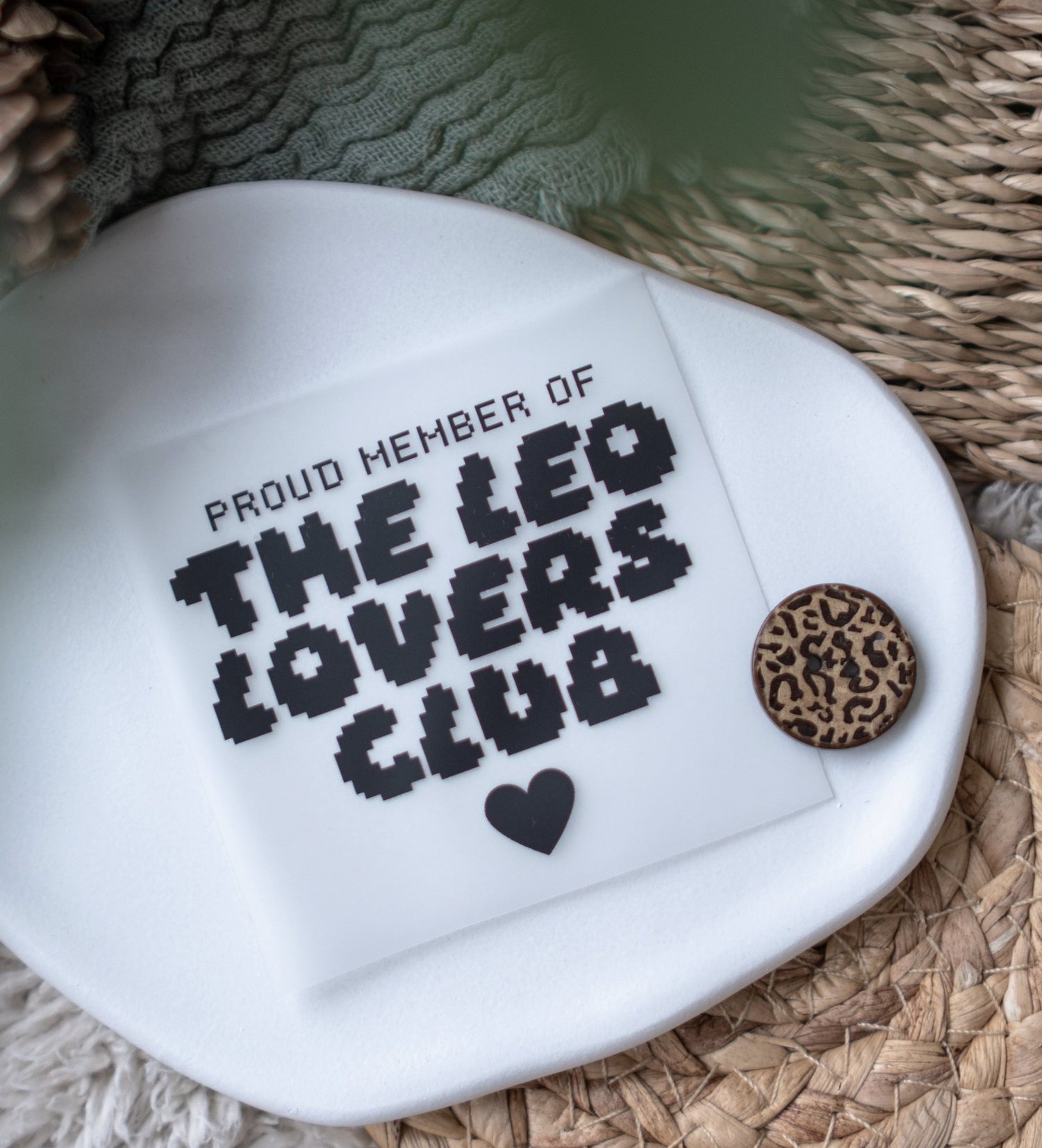 Bügelbild - leolover club - Paul &amp; Clara