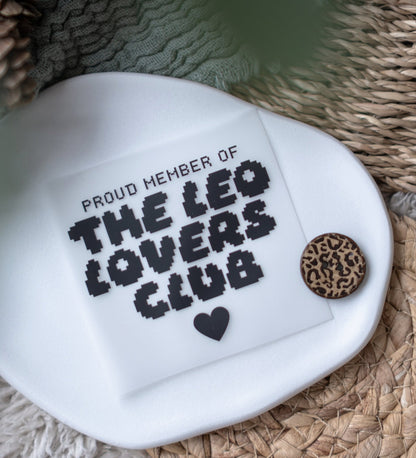 Bügelbild - leolover club - Paul &amp; Clara